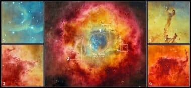 Excerpts From Rosette Nebula