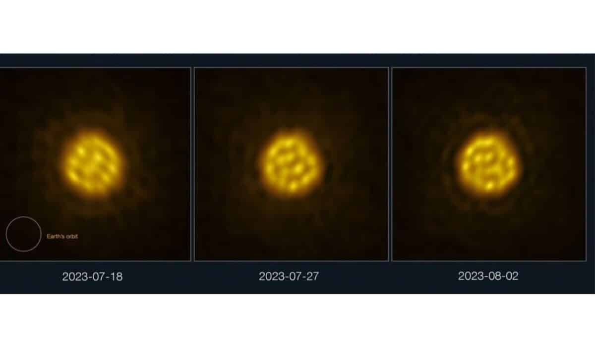 Astronomers Capture Unprecedented View Of Giant Bubbles On Distant Star's Surface