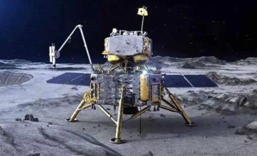 China's Chang'e-6 Detects Negative Ions on the Moon's Surface