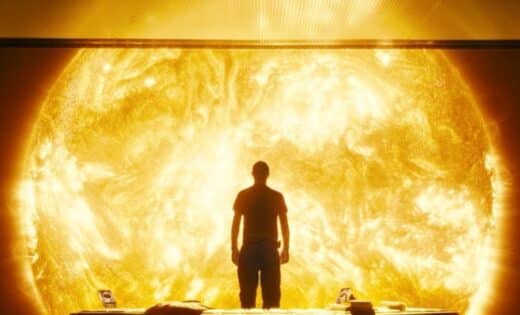 Man Face Sun Space