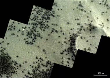 Nasa Scientists Unravel Mystery Mars Spiders South Polar Region