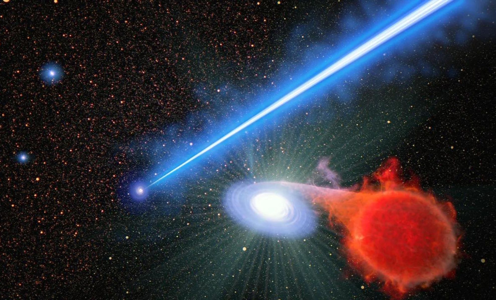 Nasa's Hubble Uncovers Black Hole Jets Triggering Stellar Eruptions