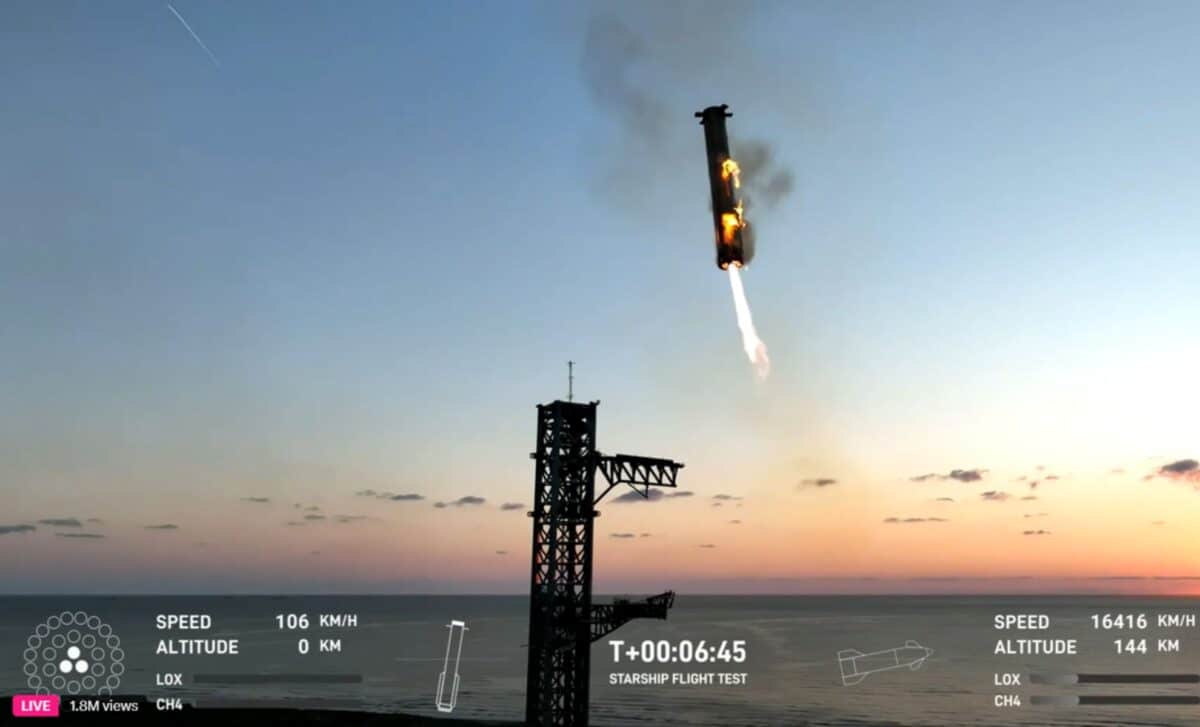 Spacex Successfully Launches And Lands Starship Booster In Historic Fifth Flight