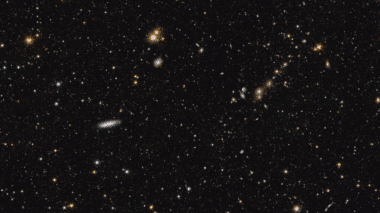 A Euclid Image Of A Patch Of The Southern Sky Shows Numerous Stars In Our Own Milky Way, And Many Galaxies Beyond.
