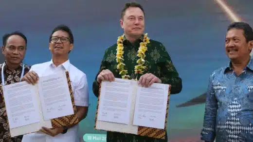 Elon Musk Launches Spacex's Starlink Internet Services In Indonesia